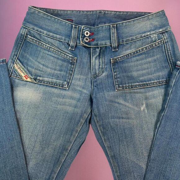 Vintage Diesel Y2K double button bootcut jeans - Picture 4 of 6